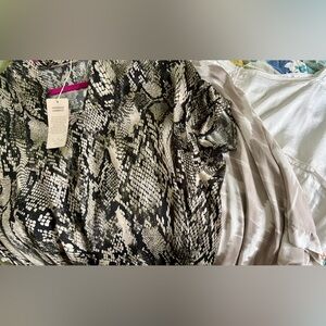 Bundle of Three silky women’s tops all O/S